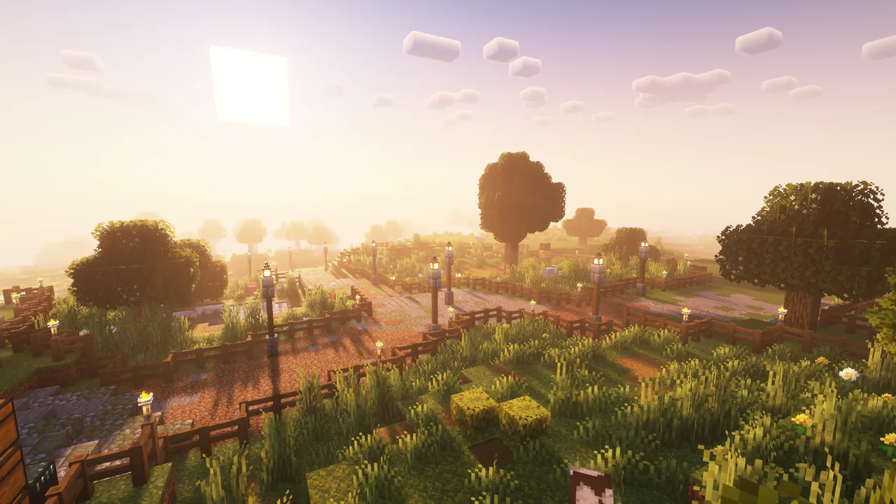Golden-hour fields and gardens on Games.Place